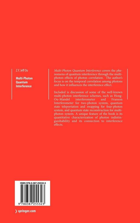 Produktbild: Multi-Photon Quantum Interference