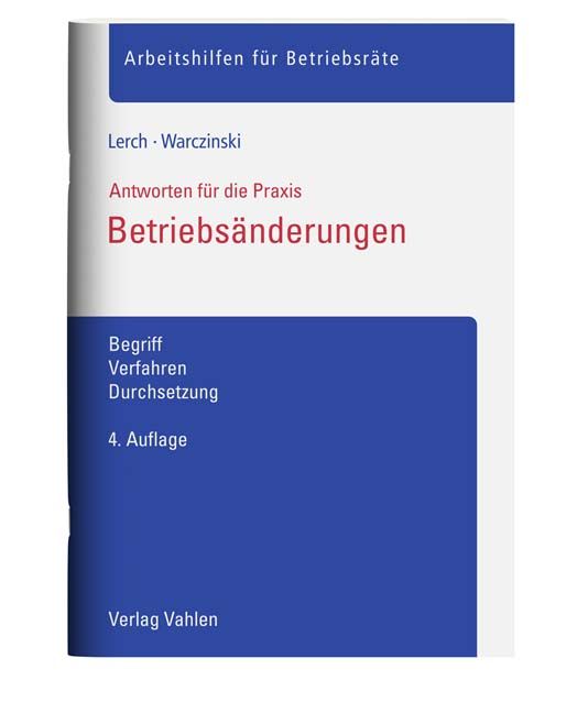 Produktbild: Betriebs&auml;nderungen