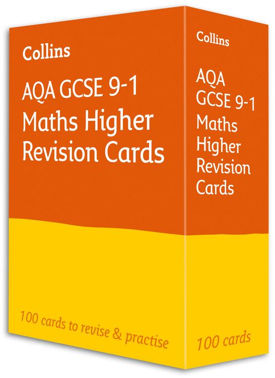 Produktbild: Collins Gcse: AQA GCSE 9-1 Maths Higher Revision Cards