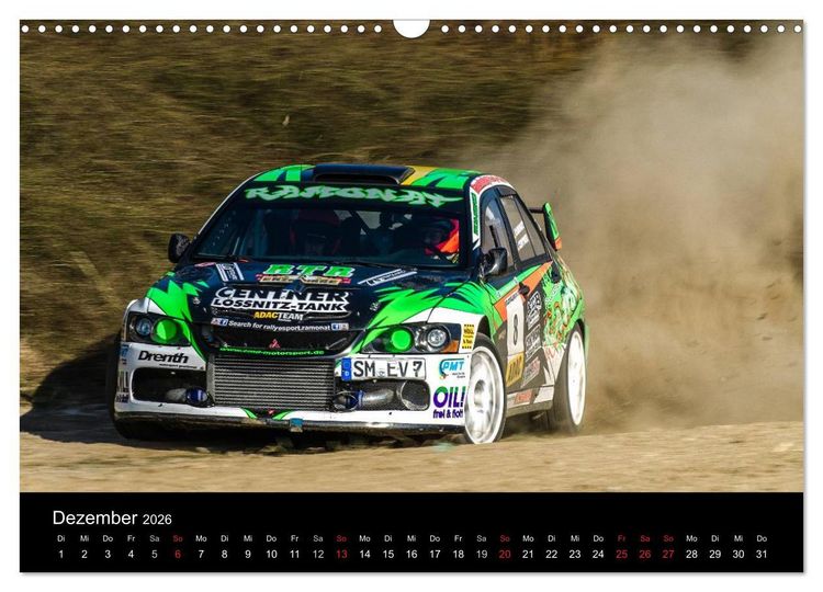 Produktbild: Schnell - Schneller - Rallye (Wandkalender 2026 DIN A3 quer), CALVENDO Monatskalender