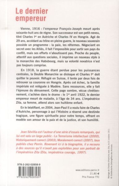 Produktbild: Le dernier empereur : Charles d'Autriche (1887-1922)