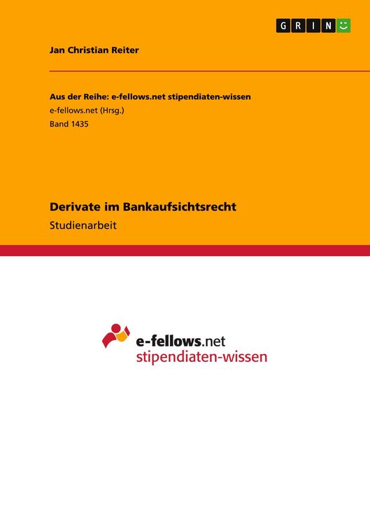 Produktbild: Derivate im Bankaufsichtsrecht