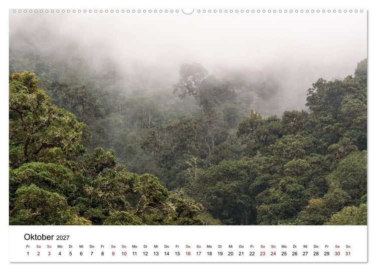 Produktbild: Costa Rica - das Naturparadies (Wandkalender 2027 DIN A2 quer), CALVENDO Monatskalender