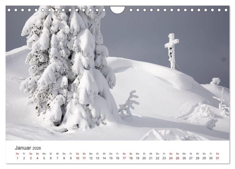 Produktbild: Gipfelkreuze im B&ouml;hmerwald (Wandkalender 2026 DIN A4 quer), CALVENDO Monatskalender