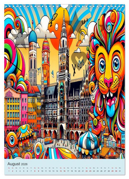 Produktbild: Deutschland hat Pop auf eigene Art (Wandkalender 2026 DIN A3 hoch), CALVENDO Monatskalender