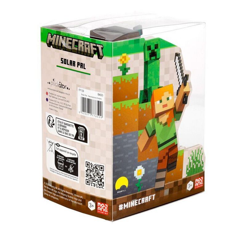 Produktbild: Minecraft Steve Solar Pal Wackelfigur