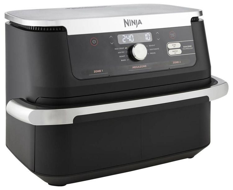 Produktbild: Ninja AF500EU Hei&szlig;luft-Fritteuse 2470 W Schwarz, Silber