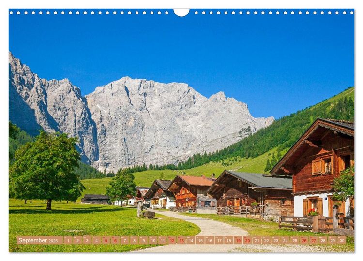 Produktbild: Almen im Westlichen Karwendelgebirge (Wandkalender 2026 DIN A3 quer), CALVENDO Monatskalender