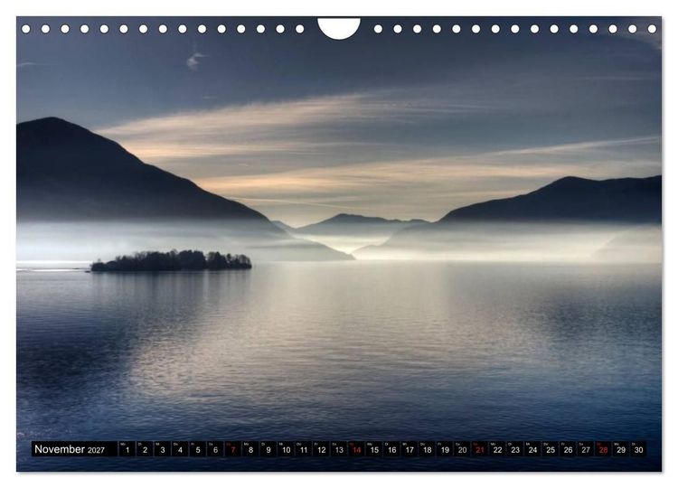 Produktbild: Lago Maggiore - Der malerische See in Italien und der Schweiz (Wandkalender 2027 DIN A4 quer), CALVENDO Monatskalender