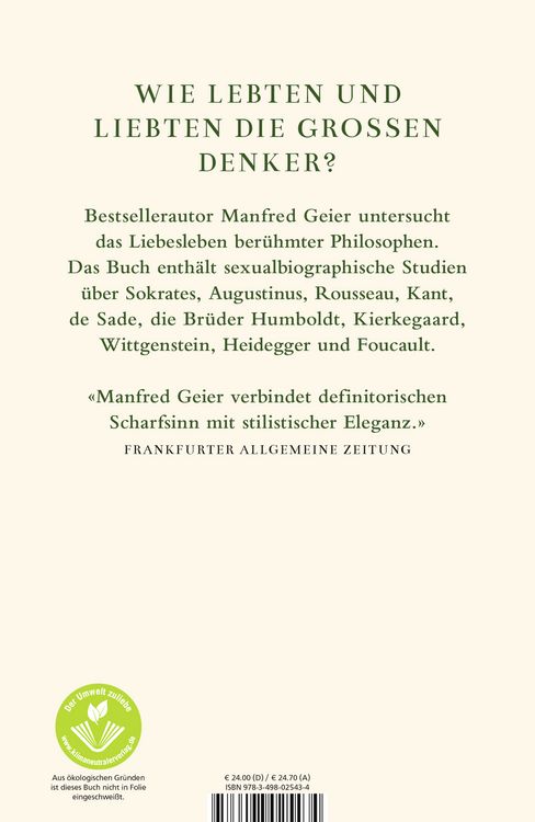 Produktbild: Die Liebe der Philosophen