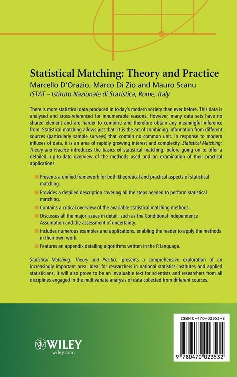 Produktbild: Statistical Matching