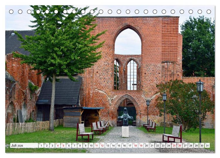 Produktbild: Stralsund, die wundersch&ouml;ne Hansestadt am Strelasund (Tischkalender 2026 DIN A5 quer), CALVENDO Monatskalender