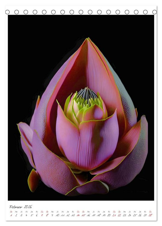 Produktbild: Flora Fantastica (Tischkalender 2026 DIN A5 hoch), CALVENDO Monatskalender