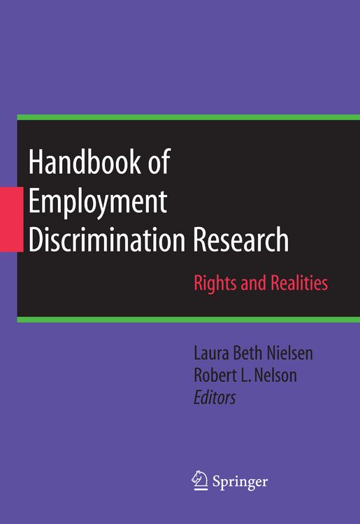 Produktbild: Handbook of Employment Discrimination Research