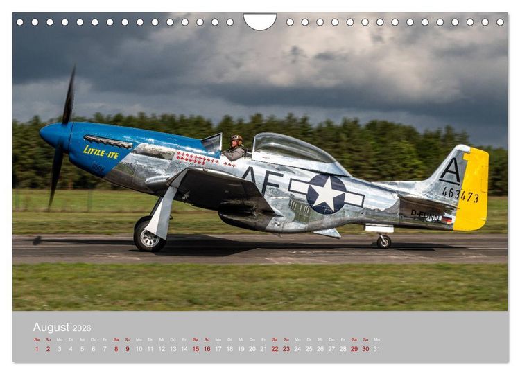 Produktbild: Fliegende Legenden - Warbirds (Wandkalender 2026 DIN A4 quer), CALVENDO Monatskalender