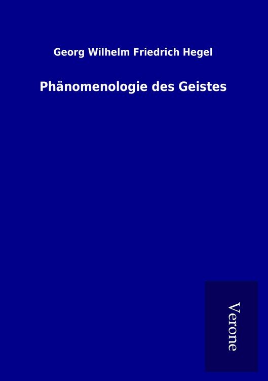 Produktbild: Ph&auml;nomenologie des Geistes