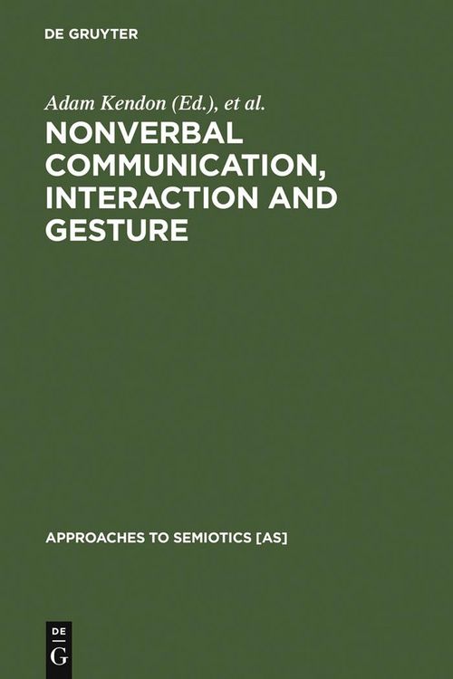 Produktbild: Nonverbal Communication, Interaction, and Gesture