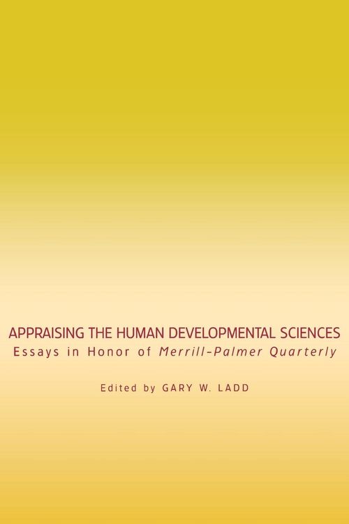 Produktbild: Appraising the Human Developmental Sciences