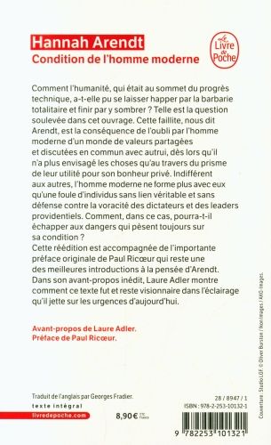 Produktbild: Condition de l'homme moderne
