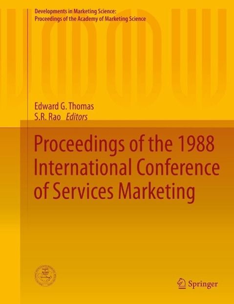 Produktbild: Proceedings of the 1988 International Conference of Services Marketing