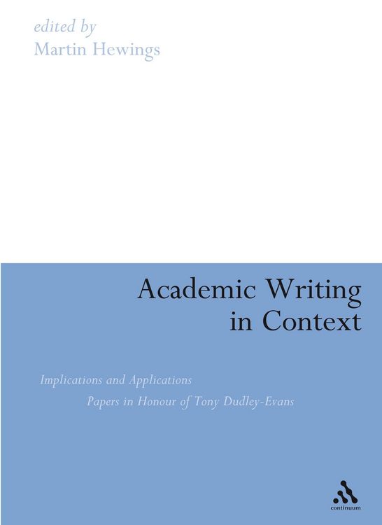 Produktbild: Academic Writing in Context