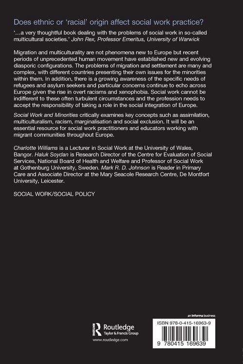 Produktbild: Social Work and Minorities