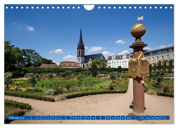 Produktbild: Darmstadt - Mathildenh&ouml;he und Altstadt (Wandkalender 2026 DIN A4 quer), CALVENDO Monatskalender