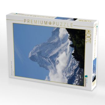 Produktbild: CALVENDO Puzzle Wolkenstimmung am Matterhorn - Zermatt | 1000 Teile Lege-Gr&ouml;&szlig;e 64x48cm Foto-Puzzle f&uuml;r gl&uuml;ckliche Stunden