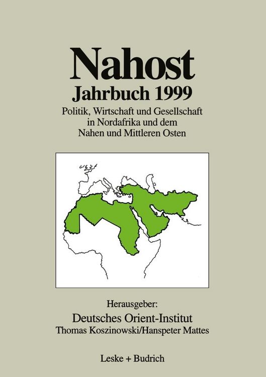 Produktbild: Nahost Jahrbuch 1999