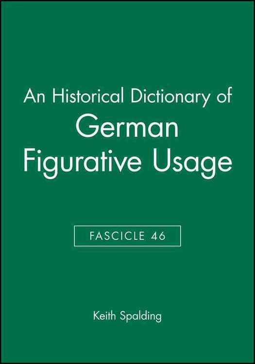 Produktbild: Historical Dict Of German Figu
