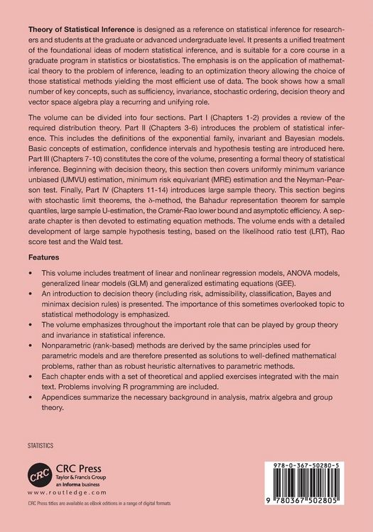Produktbild: Theory of Statistical Inference