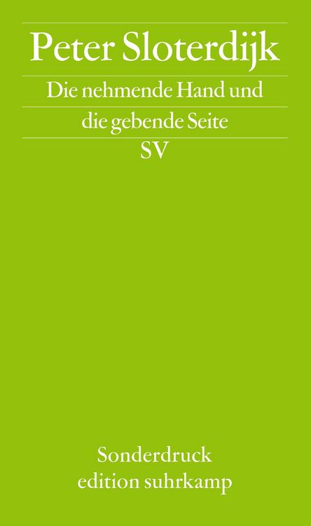 Produktbild: Die nehmende Hand und die gebende Seite