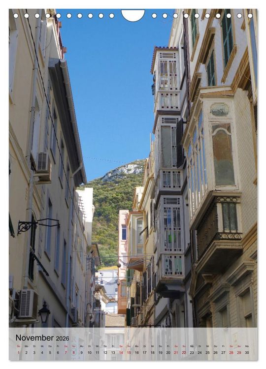 Produktbild: Gibraltar - Britische Kolonie am Mittelmeer (Wandkalender 2026 DIN A4 hoch), CALVENDO Monatskalender