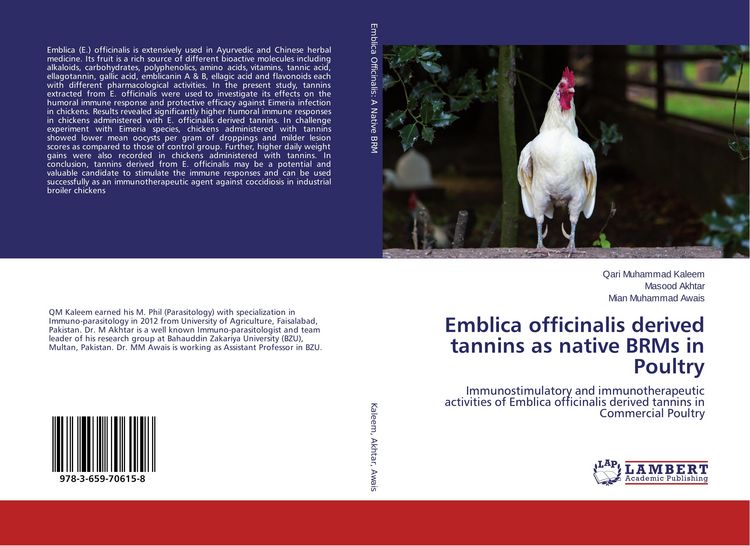 Produktbild: Emblica officinalis derived tannins as native BRMs in Poultry