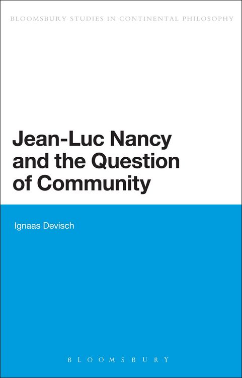 Produktbild: Jean-Luc Nancy and the Question of Community