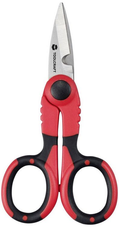 Produktbild: TOOLCRAFT TO-9622704 Kabelschneider Geeignet f&uuml;r (Abisoliertechnik) Schl&auml;uche 10mm&sup2;