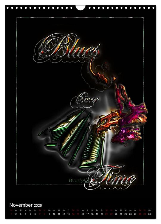 Produktbild: Jazz Ewig (Wandkalender 2026 DIN A3 hoch), CALVENDO Monatskalender