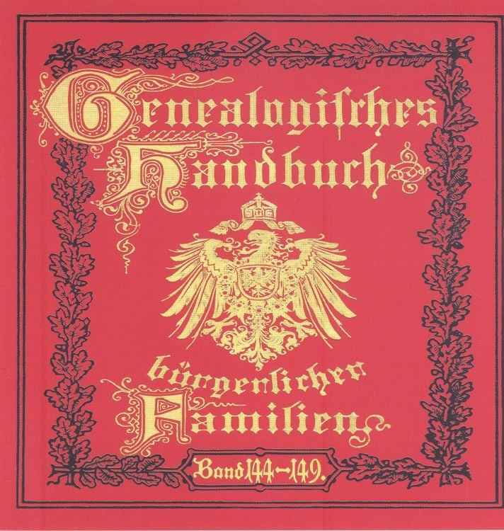 Produktbild: Deutsches Geschlechterbuch - CD-ROM. Genealogisches Handbuch b&uuml;rgerlicher Familien / Genealogisches Handbuch b&uuml;rgerlicher Familien B&auml;nde 144-149