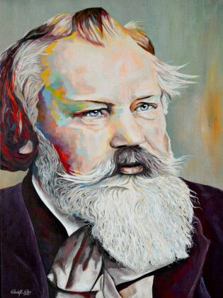 Produktbild: CALVENDO Puzzle J. Brahms (1833-1897) | 1000 Teile Lege-Gr&ouml;&szlig;e 64x48cm Foto-Puzzle f&uuml;r gl&uuml;ckliche Stunden