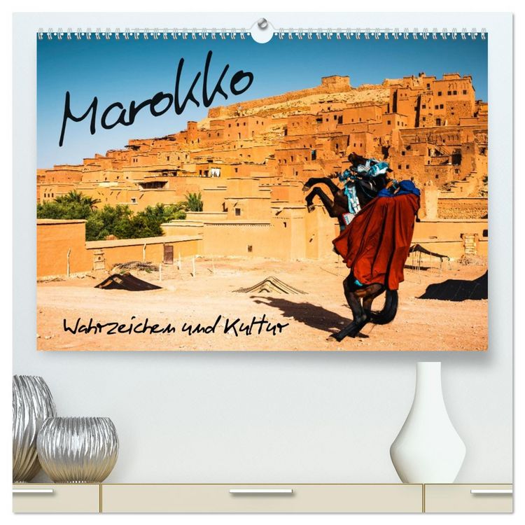 Produktbild: Marokko &ndash; Wahrzeichen und Kultur (hochwertiger Premium Wandkalender 2026 DIN A2 quer), Kunstdruck in Hochglanz