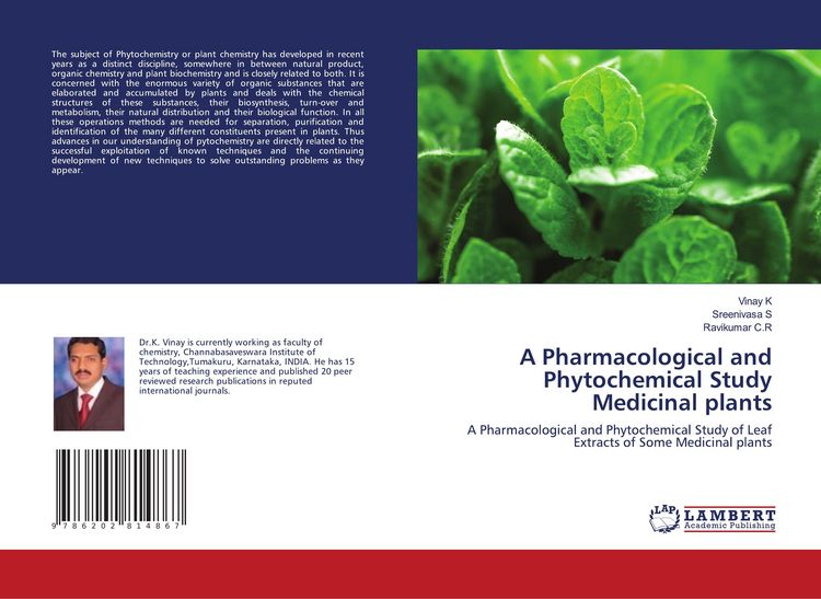 Produktbild: A Pharmacological and Phytochemical Study Medicinal plants
