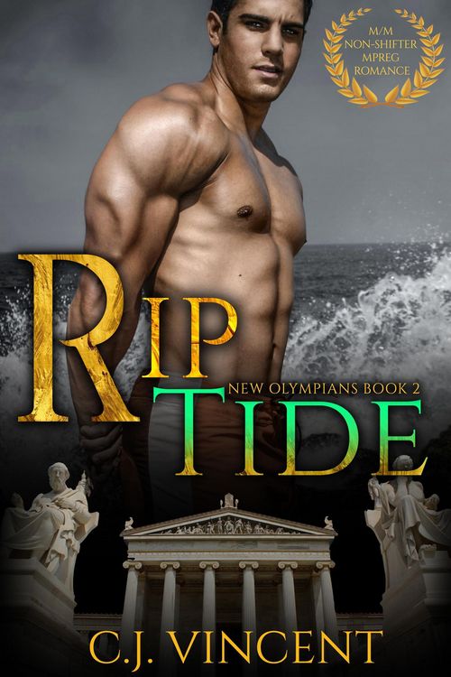 Produktbild: Rip Tide: A M/M Non-Shifter MPREG Romance (New Olympians, #2)
