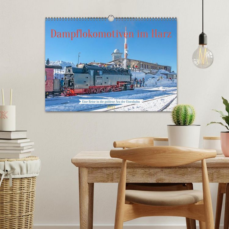 Produktbild: Dampflokomotiven im Harz - Eine Reise in die goldene &Auml;ra der Eisenbahn (Wandkalender 2027 DIN A3 quer), CALVENDO Monatskalender