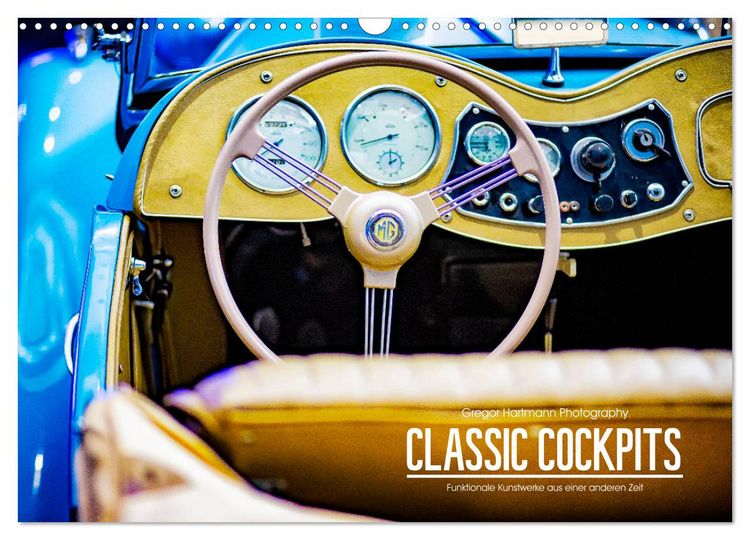Produktbild: CLASSIC COCKPITS - Funktionale Kunstwerke aus einer anderen Zeit (Wandkalender 2026 DIN A3 quer), CALVENDO Monatskalender