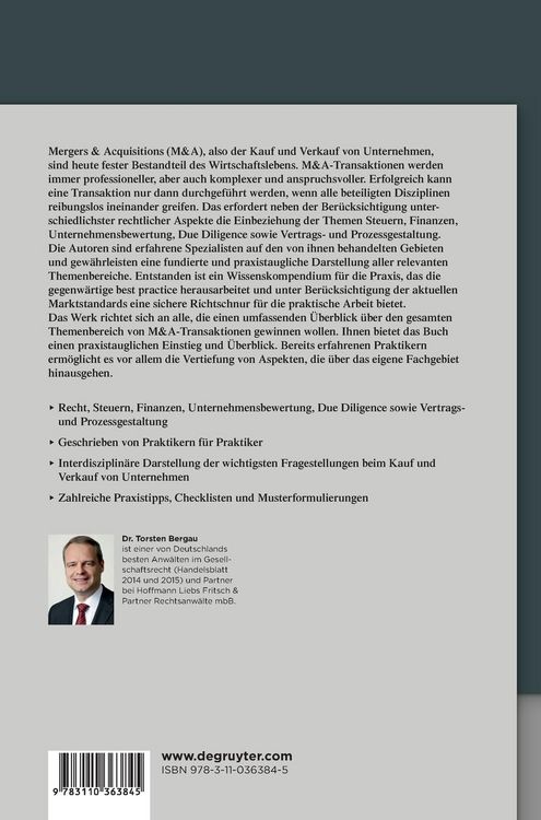 Produktbild: Praxishandbuch Unternehmenskauf