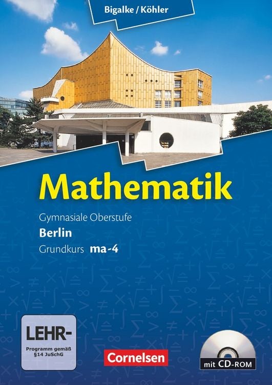 Produktbild: Bigalke/K&ouml;hler: Mathematik - Berlin - Ausgabe 2010 - Grundkurs 4. Halbjahr