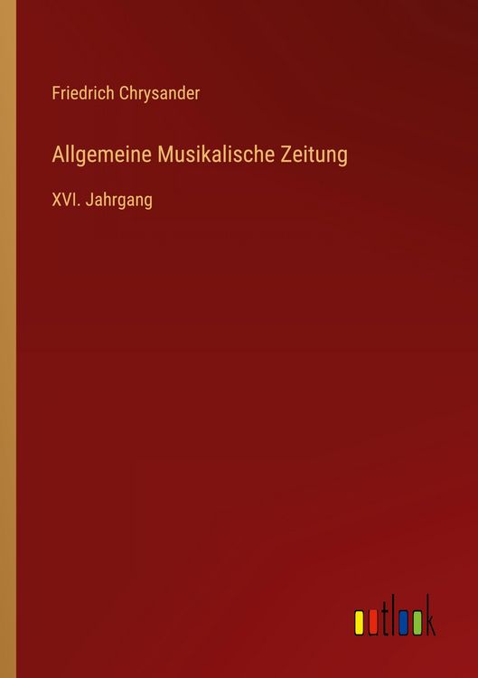 Produktbild: Allgemeine Musikalische Zeitung