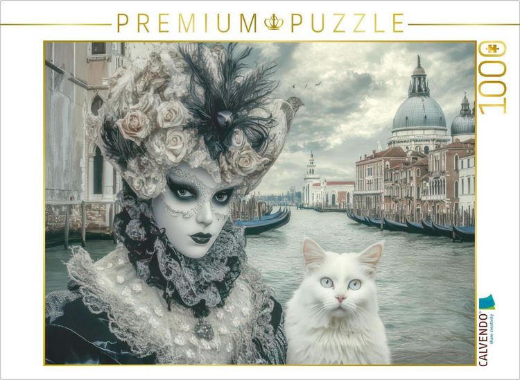 Produktbild: CALVENDO Puzzle Venise | 1000 Teile Lege-Gr&ouml;&szlig;e 64x48cm Foto-Puzzle f&uuml;r gl&uuml;ckliche Stunden