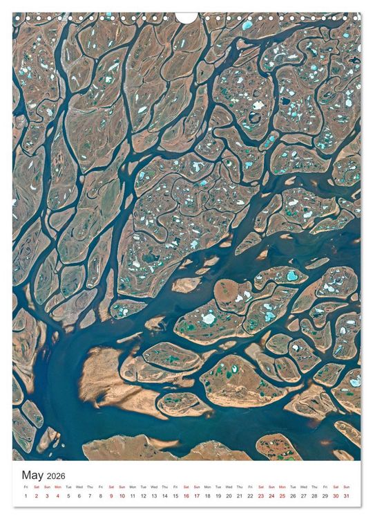 Produktbild: Earth from Space (Wall Calendar 2026 DIN A3 portrait), CALVENDO 12 Month Wall Calendar