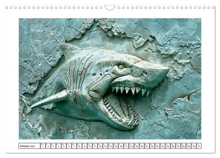 Produktbild: Wesen aus der Urzeit (Wandkalender 2026 DIN A3 quer), CALVENDO Monatskalender